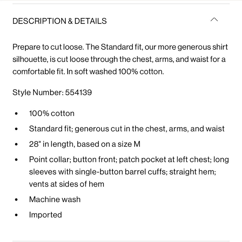 Club Monaco Standard Fit Men’s Button Down Gray Shirt Size Medium - Picture 6 of 6